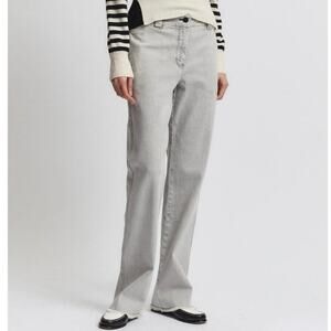 Saint Art Nessa Denim Pant Jean in Powder Grey Size 28 NWT MSRP $268